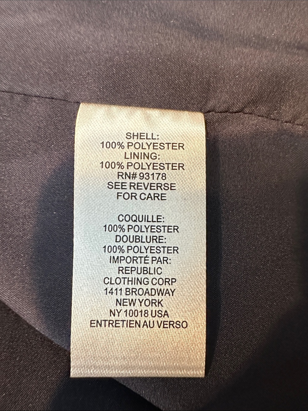 Tahari Navy Cropped Textured Women's Blazer with Gold Buttons, Size 8. - Picture 8 of 8